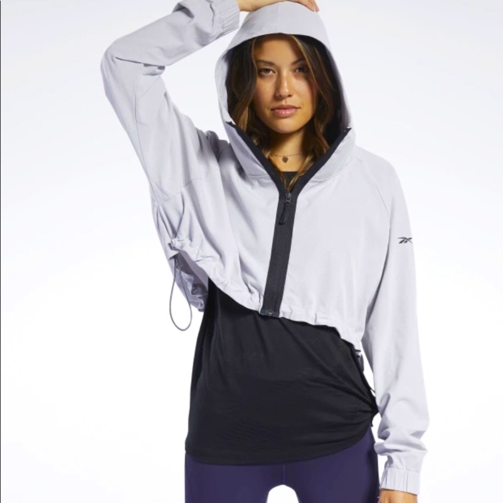 Reebok Sterling Grey - Crop Jacket - Picture 2 of 7